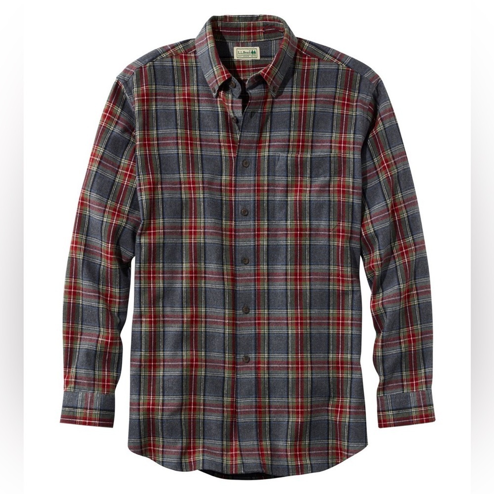L.L. Bean 100% Cotton Traditional Fit Flannel